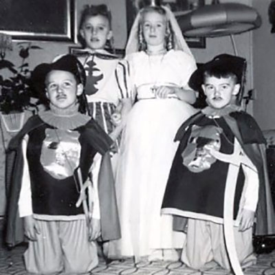 skolekomedie på det RØDE hotel i Søndergade 1956